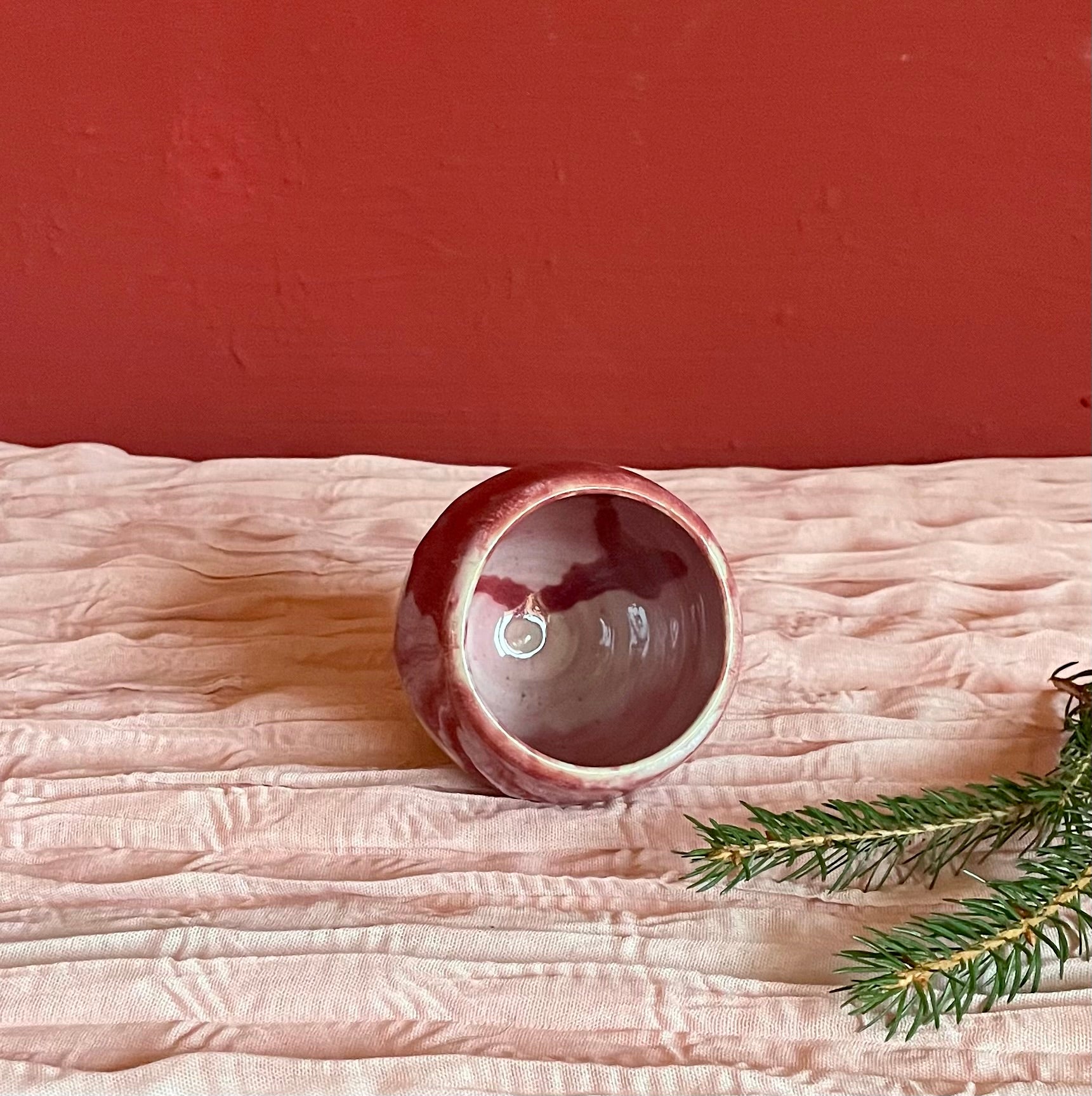 Küstenbecher - „Happy Day“ – Handgedreht & liebevoll glasiert