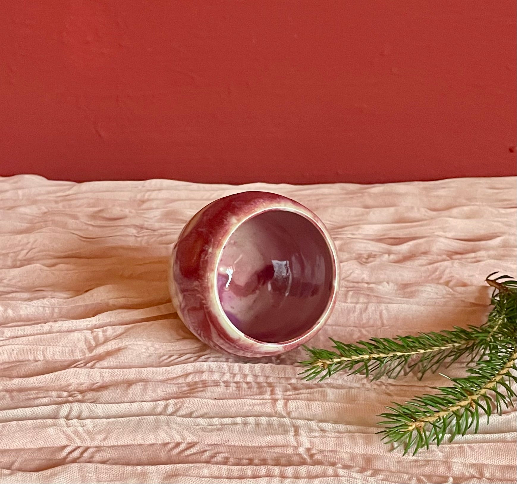 Küstenbecher - „Happy Day“ – Handgedreht & liebevoll glasiert